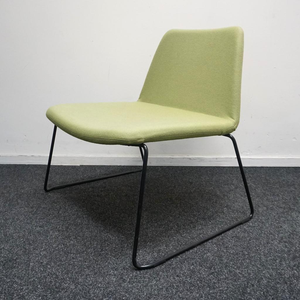 Johanson Mind EC Design Fauteuils | Effen Groen / Zwart