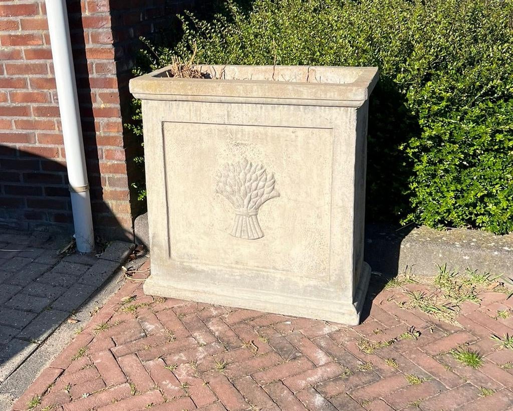 Grote stenen plantenpot 80x80 cm, ca. 100 kg, Ophalen, Rond, Steen
