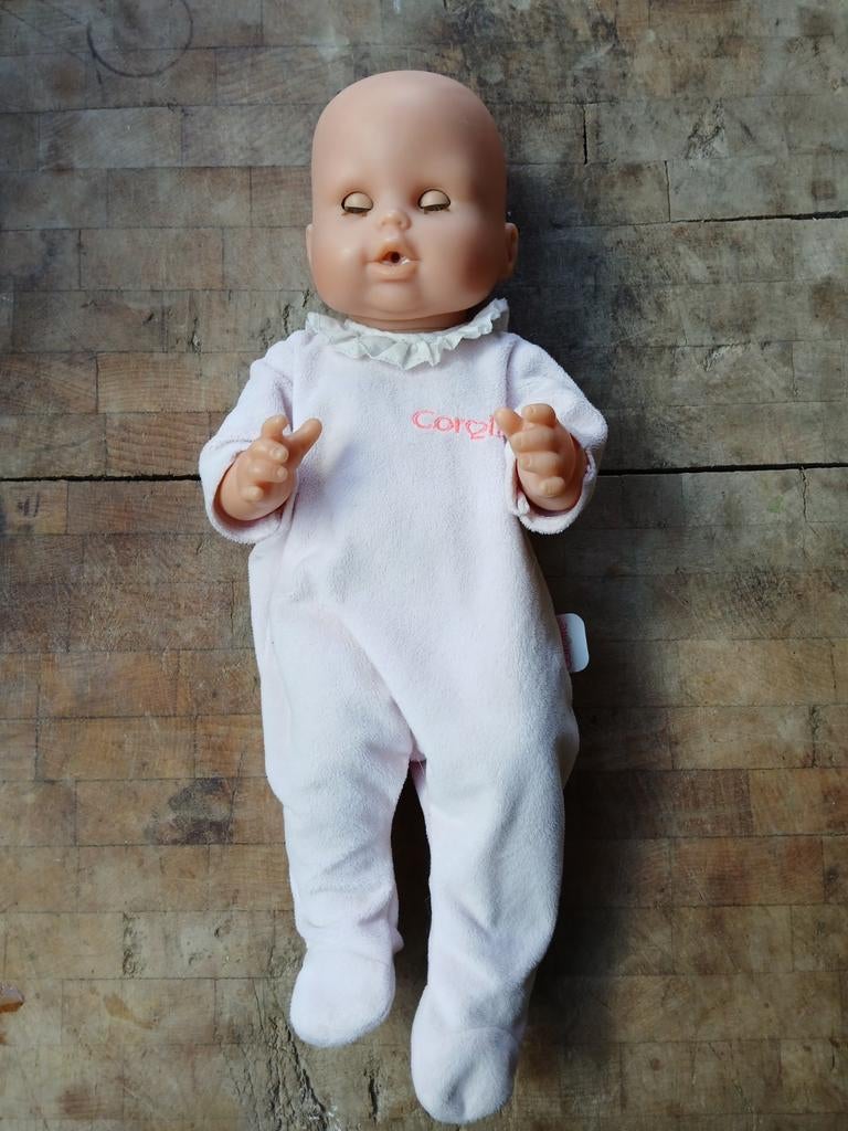 Corolle babypop met roze pakje, Ophalen of Verzenden