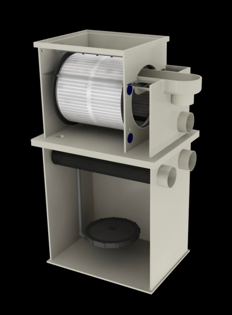 Trommelfilter pf20, bewegend bed,amalgaam lamp en drukpomp, Tuin en Terras, Ophalen, Nieuw