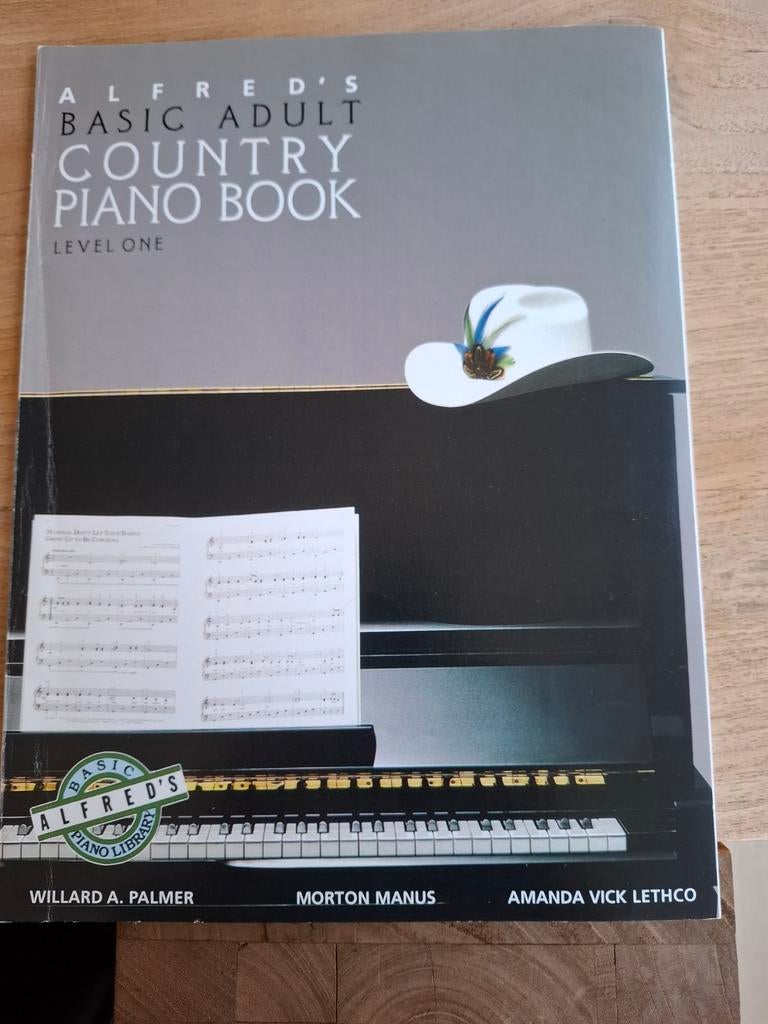 Alfred's Basic Adult Country Piano Boek - Level One, Ophalen of Verzenden