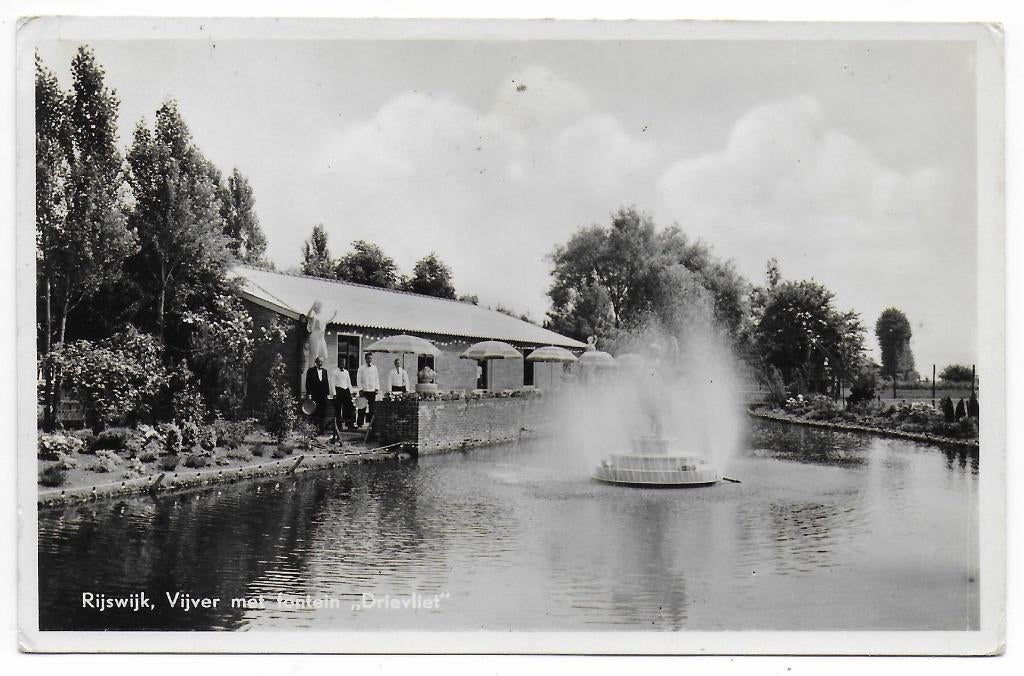 Rijswijk Rest Drievliet   Ansichtkaart 1955 ( B7703), Ophalen of Verzenden, 1940 tot 1960, Gelopen, Zuid-Holland