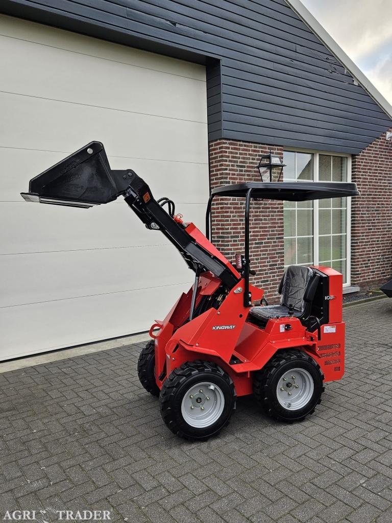 Wiellader mini-shovel Kingway H130 PRO - 3 JAAR garantie, Zakelijke goederen, Machines en Bouw | Kranen en Graafmachines, Wiellader of Shovel
