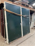 SCHUURDEUR MET KOZIJN (B119xH231), Doe-het-zelf en Verbouw, Gebruikt, 215 cm of meer, Buitendeur, Vouwdeur