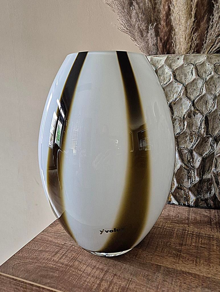 Volux Zebra lamp / Nieuwstaat / 30cm, Ophalen of Verzenden, Zo goed als nieuw, Glas, Minder dan 50 cm