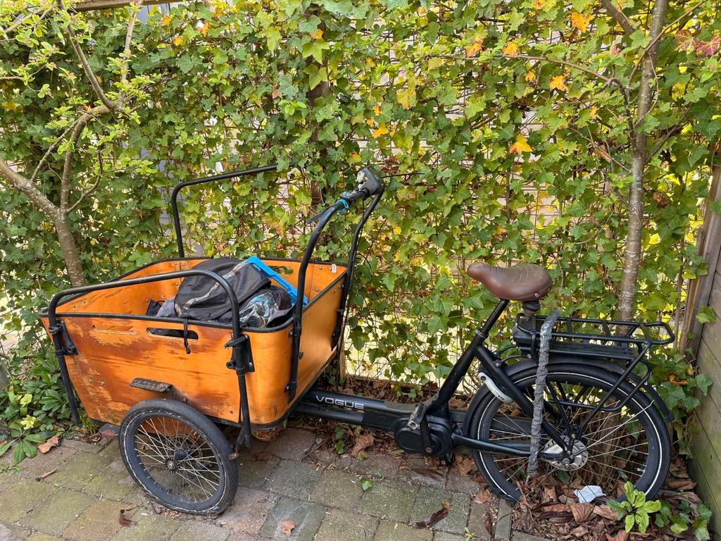Vogue Carry 3 Bakfiets - Opknapper met gereviseerde accu, Gebruikt, 3 kinderen, Elektrisch, Ophalen