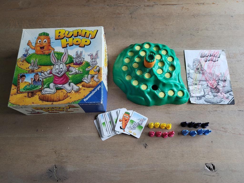 spel Bunny hop, Hobby en Vrije tijd, Gezelschapsspellen | Bordspellen, Gebruikt, Een of twee spelers, Drie of vier spelers, Ophalen of Verzenden