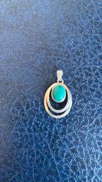 925 sterling zilver hanger turkoois steen, Ophalen of Verzenden, Zo goed als nieuw, Zilver