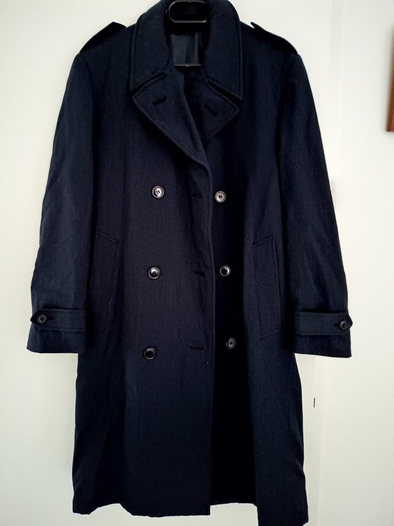 Donkerblauw Militaire overjas 1965, Ophalen of Verzenden, Luchtmacht, Kleding of Schoenen