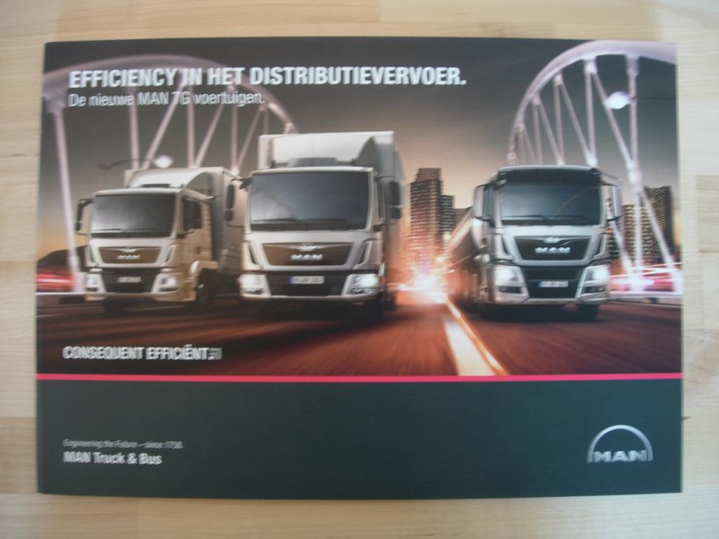 MAN Diesel TGL TGM TGS Brochure 2012, MAN Diesel, Ophalen of Verzenden, Zo goed als nieuw, Overige merken