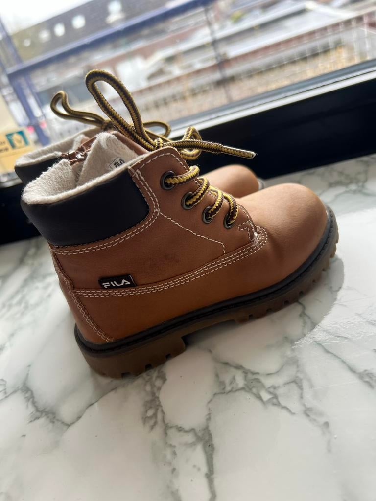 Fila Peuter Laarzen - Stoere Bruine Boots voor Kleintjes, Ophalen of Verzenden, Gebruikt, Jongen of Meisje, Laarzen