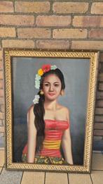 2x Schilderij Balinese vrouw, Ophalen
