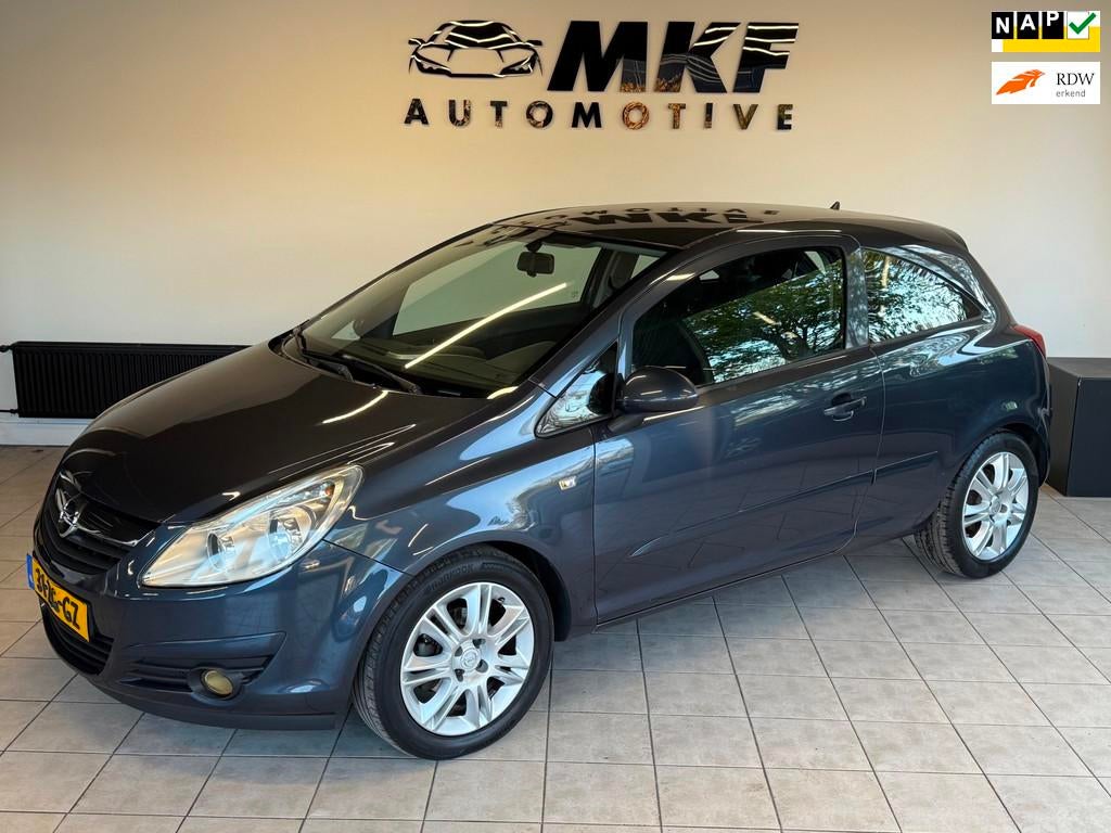 Opel Corsa 1.4-16V Enjoy 2008 Airco/Elektr Pakket/NWE APK!, Auto's, Opel, Bedrijf, Te koop, Corsa, ABS, Airbags, Airconditioning
