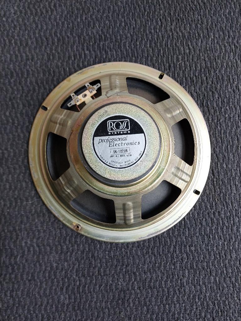 Ross 10 inch gitaar speaker 4 ohm, Overige merken, Gebruikt, Ophalen of Verzenden, Center speaker