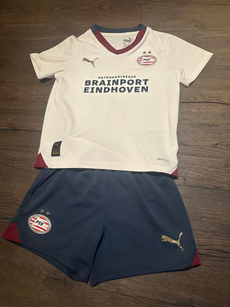 PSV Thuistenue Kids - Shirt en Broekje, Ophalen of Verzenden, Gebruikt, Jongen of Meisje