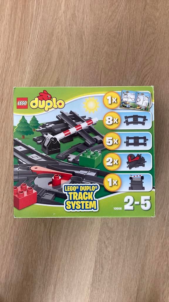Duplo treinrailsset, Ophalen of Verzenden, Zo goed als nieuw