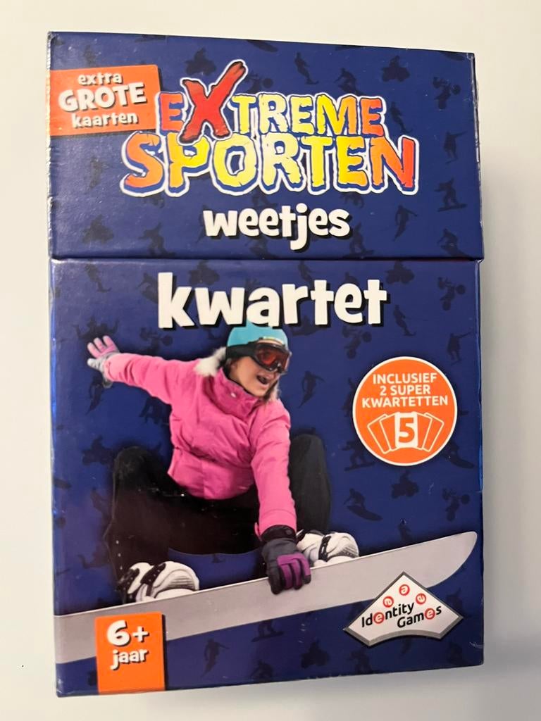 Kwartet extreme sporten weetjes, Ophalen of Verzenden, Nieuw, Kwartet(ten)