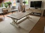 Mooie landelijke salontafel en sidetable, Huis en Inrichting, Tafels | Salontafels, Ophalen, 100 tot 150 cm, 50 tot 100 cm, Minder dan 50 cm
