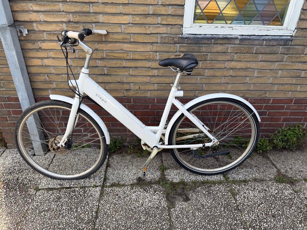 Ström elektrische damesfiets, Gebruikt, 51 tot 55 cm, 30 tot 50 km per accu, Ophalen