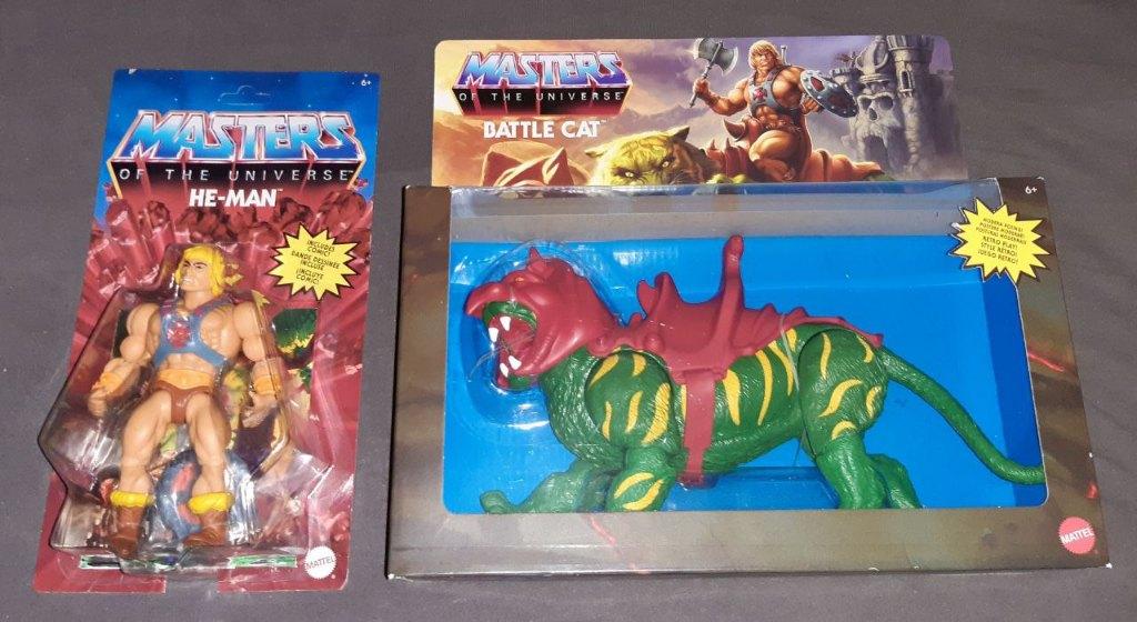 Mattel He-Man HeMan figuur + Battle cat, Verzenden, Nieuw