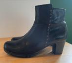 Zwarte leren Gabor laarsjes mt 40 / mt 6,5, Ophalen of Verzenden, Zo goed als nieuw, Zwart