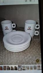 4 Expresso kopjes en schotels, Overige materialen, Nieuw, Ophalen of Verzenden, Overige stijlen