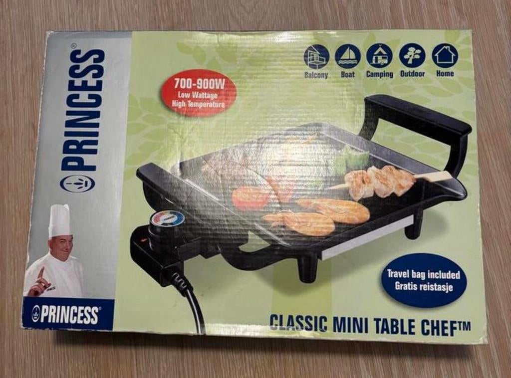 Princess tafelgrill 1 x gebruikt, Ophalen of Verzenden, Zo goed als nieuw