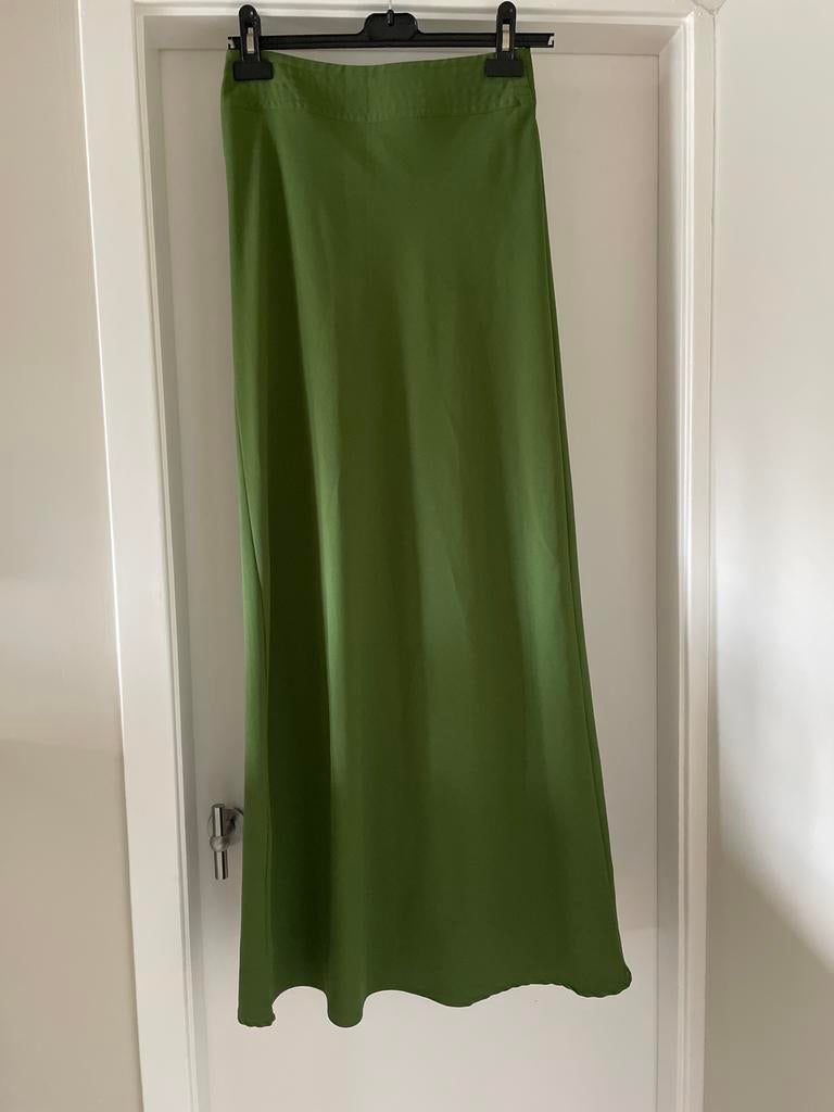 Lonneke Nooteboom Shoeby collectie rok groen maat S, Ophalen of Verzenden, Zo goed als nieuw, Maat 36 (S), Onder de knie