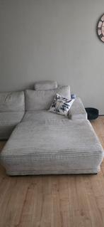 Lichte hoekbank met ribstof, Huis en Inrichting, Banken | Bankstellen, Ophalen