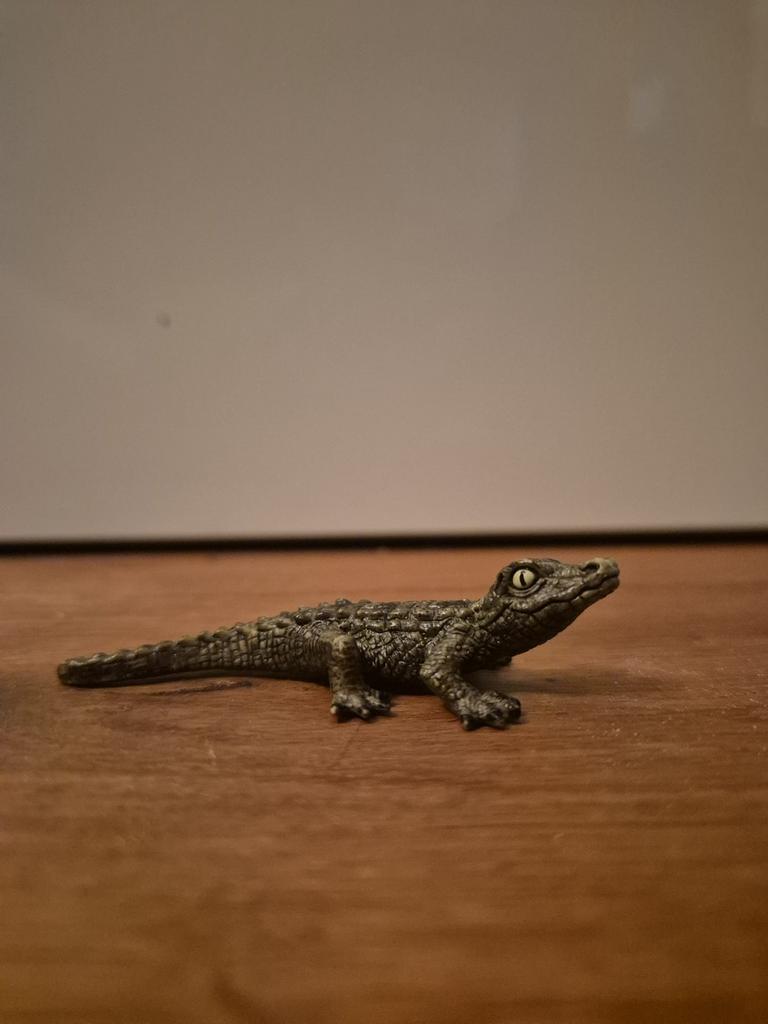 Schleich krokodil kaaiman, Verzamelen, Dierenverzamelingen, Ophalen of Verzenden, Zo goed als nieuw, Reptiel of Amfibie, Beeldje of Figuurtje