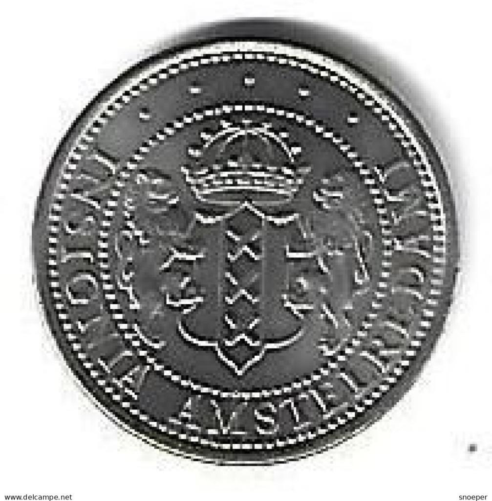 medialle netherlands insugnia amstelredam 1275-1975 mokum, Verzenden, Koningin Beatrix, Losse munt