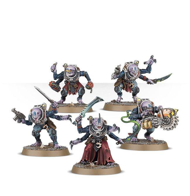 Warhammer 40k genestealer cult 5x Acolyte Hybrids, Ophalen of Verzenden, Zo goed als nieuw, Warhammer