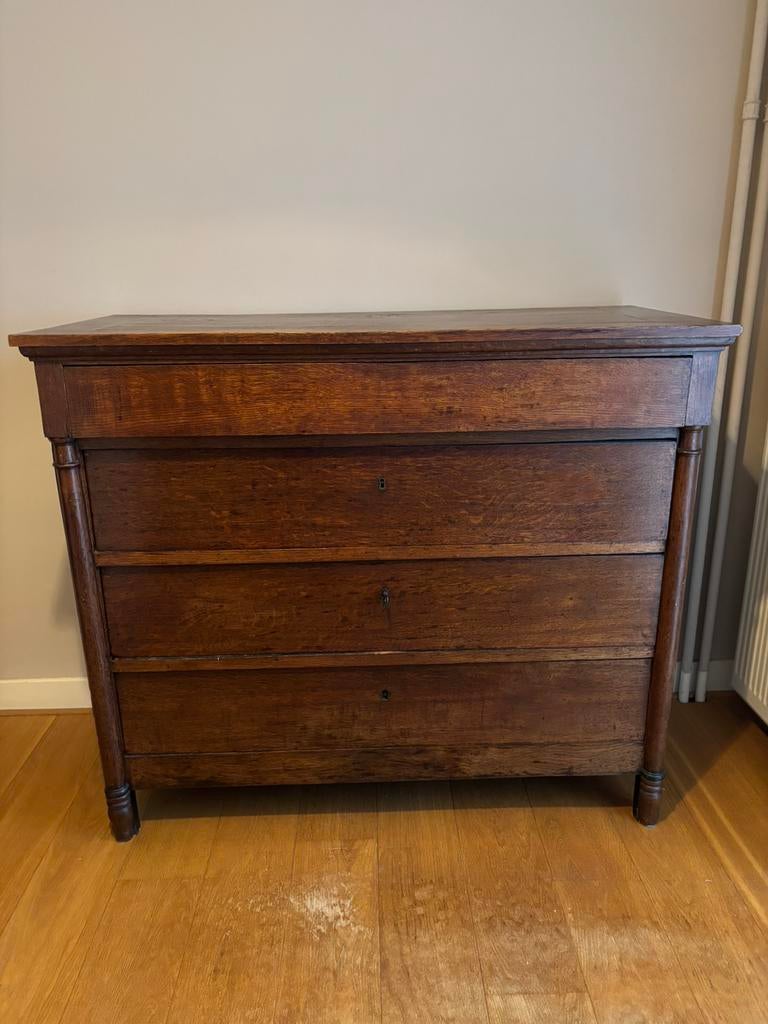 Antieke engelse ladenkast, Antiek en Kunst, Ophalen