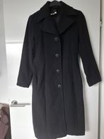 Mooie zwarte wollen mantel, maat 38, Kleding | Dames, Jassen | Winter, Ophalen of Verzenden, Gedragen, Maat 38/40 (M), Zwart