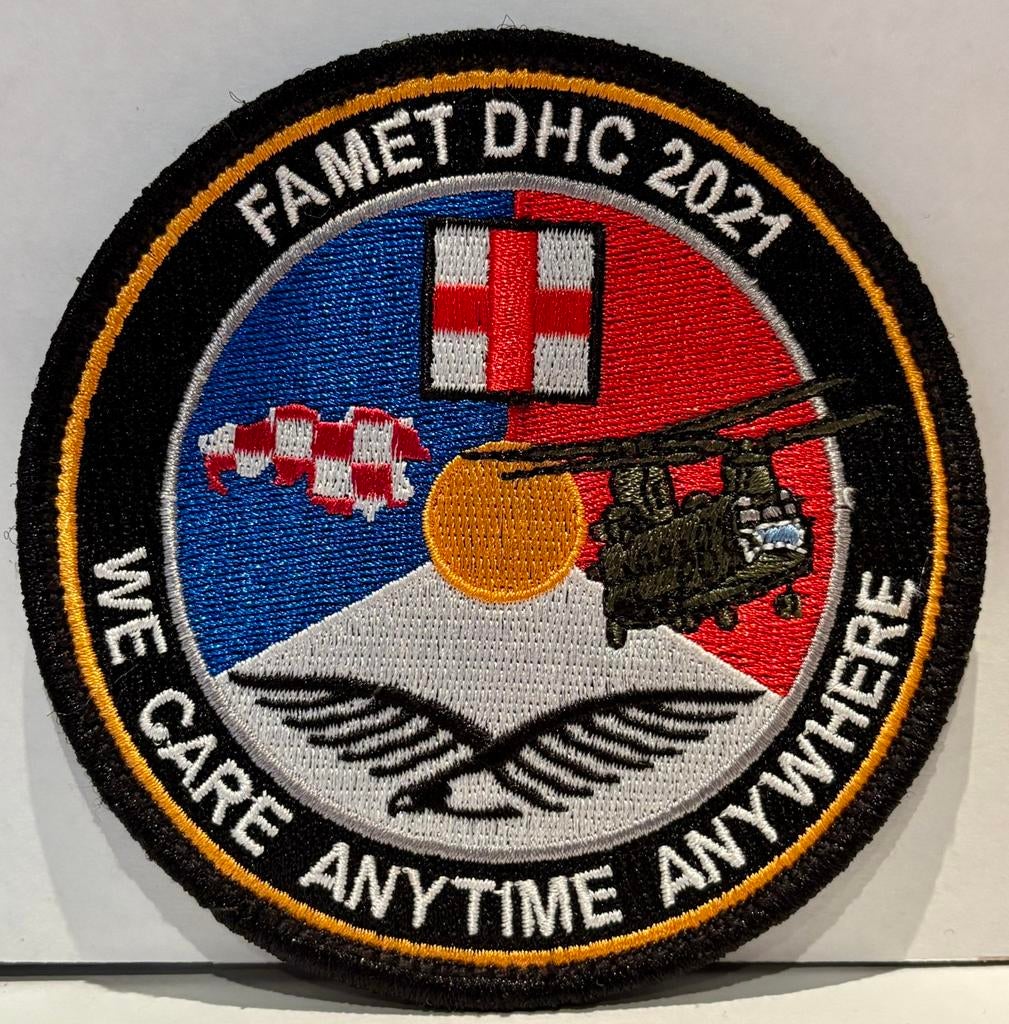 Patch 298 Squadron - FAMET DHC 2021, Verzamelen, Ophalen of Verzenden, Luchtmacht, Nederland, Embleem of Badge