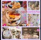 High Tea servies, feest, bruiloft, receptie, 21ste verjaarda, Ophalen, Gebruikt, Pasen