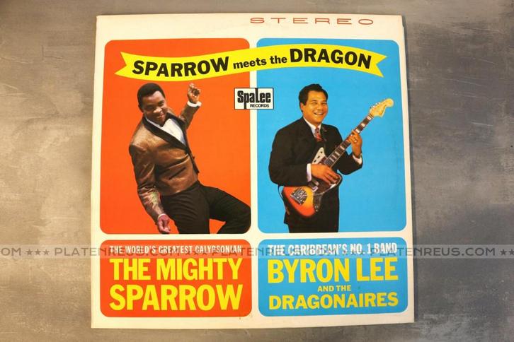 LP Sparrow Meets The Dragon ( 1969 Calypso ) 3416, Cd's en Dvd's, Vinyl | Latin en Salsa, Gebruikt, 12 inch, Ophalen of Verzenden
