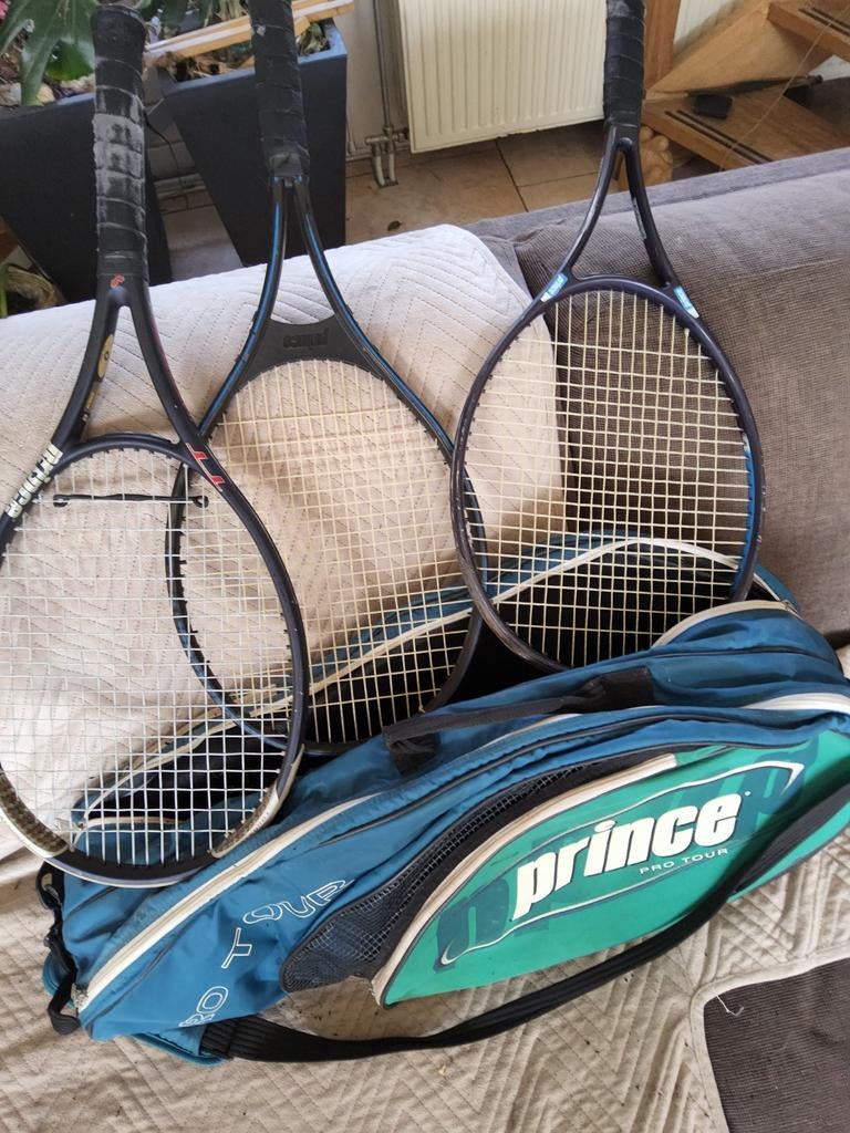Te koop tennisracketsen thermobag prince, Gebruikt, L4, Prince, Ophalen of Verzenden