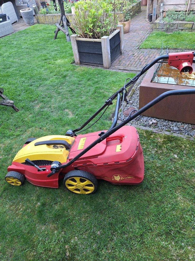 Wolf-Garten Elektrische Grasmaaier - Compact en Krachtig, Cirkelmaaier, Gebruikt, Elektrische grasmaaier, Ophalen of Verzenden