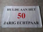 spandoek voor 50 jarig huwelijksfeest te huur, Ophalen, Nieuw, Geboorte of Huwelijk
