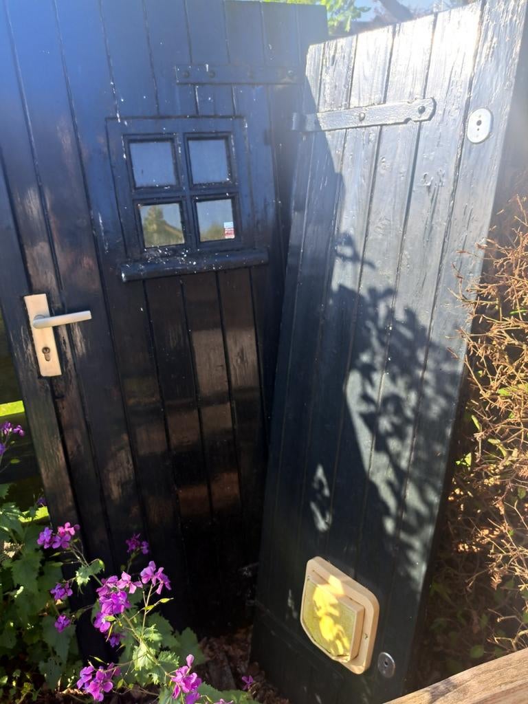 2 oude boeren deurtjes, Ophalen, Gebruikt, Hout, Overige typen