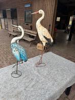 1 metalen dier. 1 reiger?, Ophalen of Verzenden, Zo goed als nieuw, Beeldje of Figuurtje