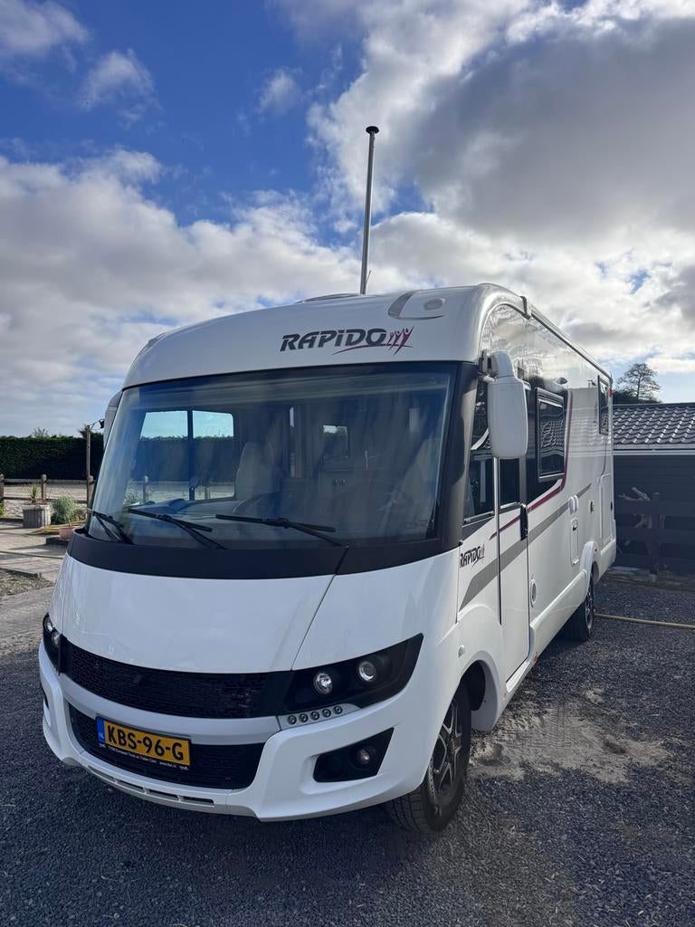 Fiat Rapido Camper 160pk/Automaat/Airco/Luifel/Hefbed/6,7m, Fiat, 6 tot 7 meter, Diesel, Koelkast