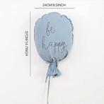 Wanddecoratie katoenen ballon roze, grijs of blauw, Nieuw, Ophalen of Verzenden, Wanddecoratie, Info@sweet-one.nl