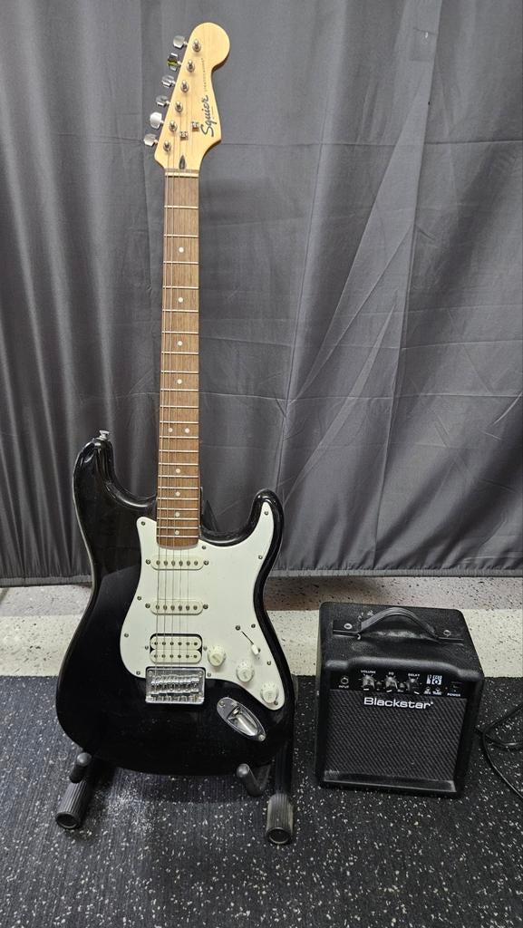 Squier Stratocaster met Blackstar versterker, Ophalen, Gebruikt, Solid body, Fender