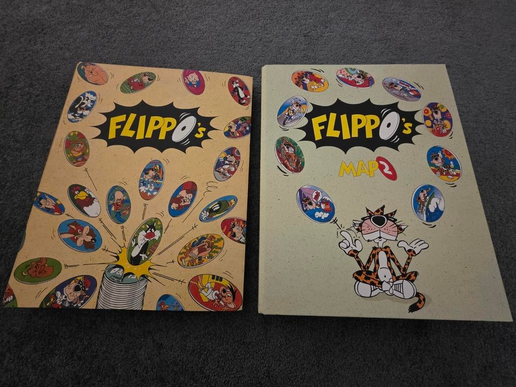 Complete flippo mappen set! Jaren 90, Ophalen of Verzenden, Winter, Losse flippo's
