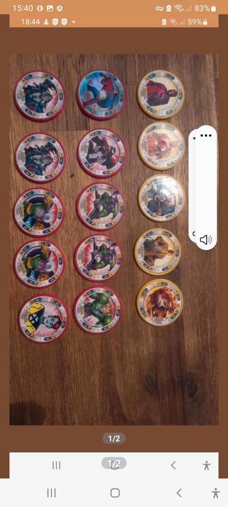 Vintage Pogs / Flippo's - Diverse Collectie, Verzamelen, Speelgoed, Gebruikt, Ophalen of Verzenden