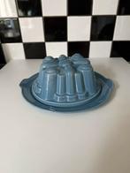 Pastel Sphinx P.Regout blauwe puddingvorm ZGAN grootste maat, Ophalen of Verzenden