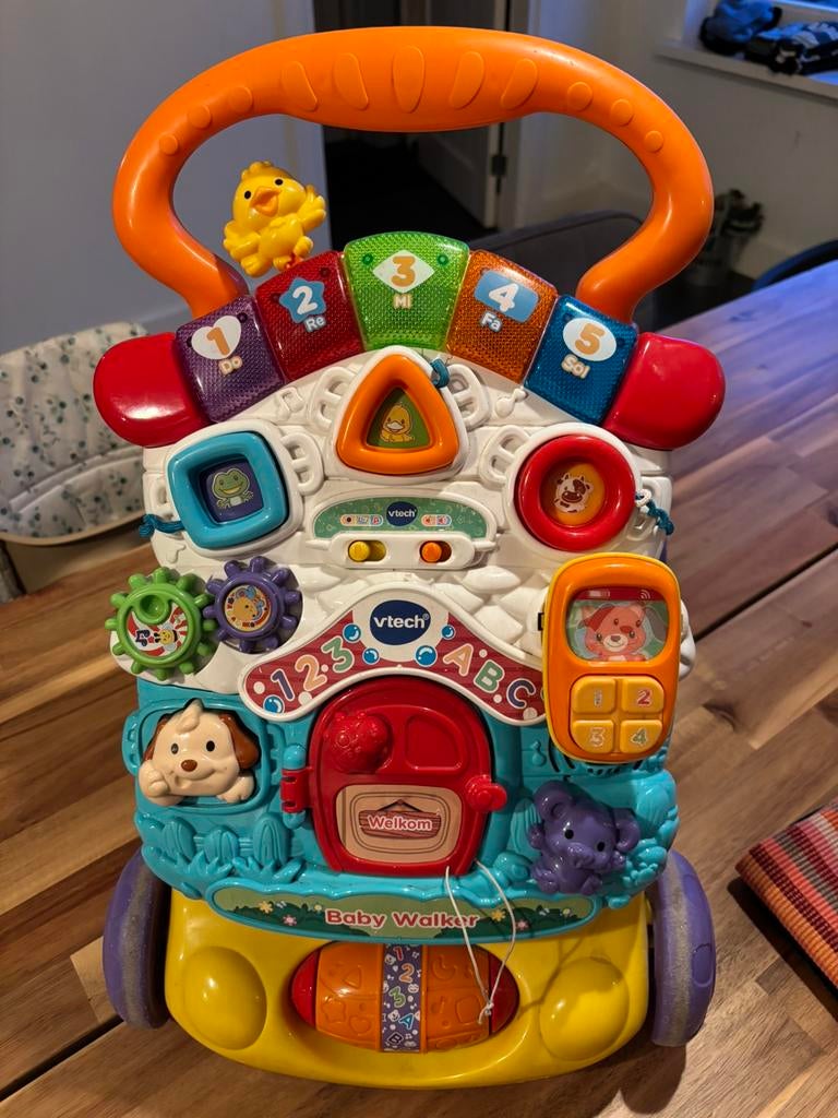 V-tech loopwagen, Kinderen en Baby's, Speelgoed | Vtech, Ophalen, Zo goed als nieuw, 6 maanden tot 2 jaar
