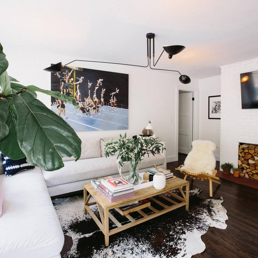Serge mouille stijl plafond lamp, Ophalen, Gebruikt
